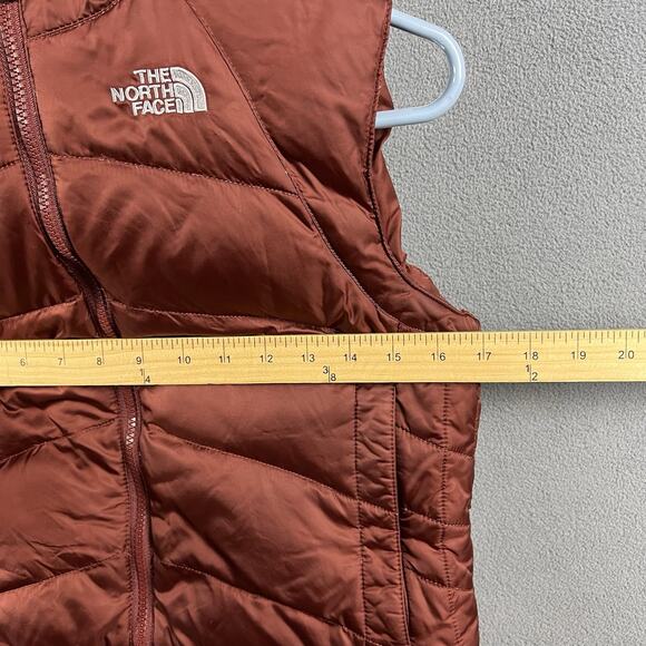 The North Face Jacket Womens Small 550 Down Puffer Outdoor Full Zip Hooded - Picture 4 of 6